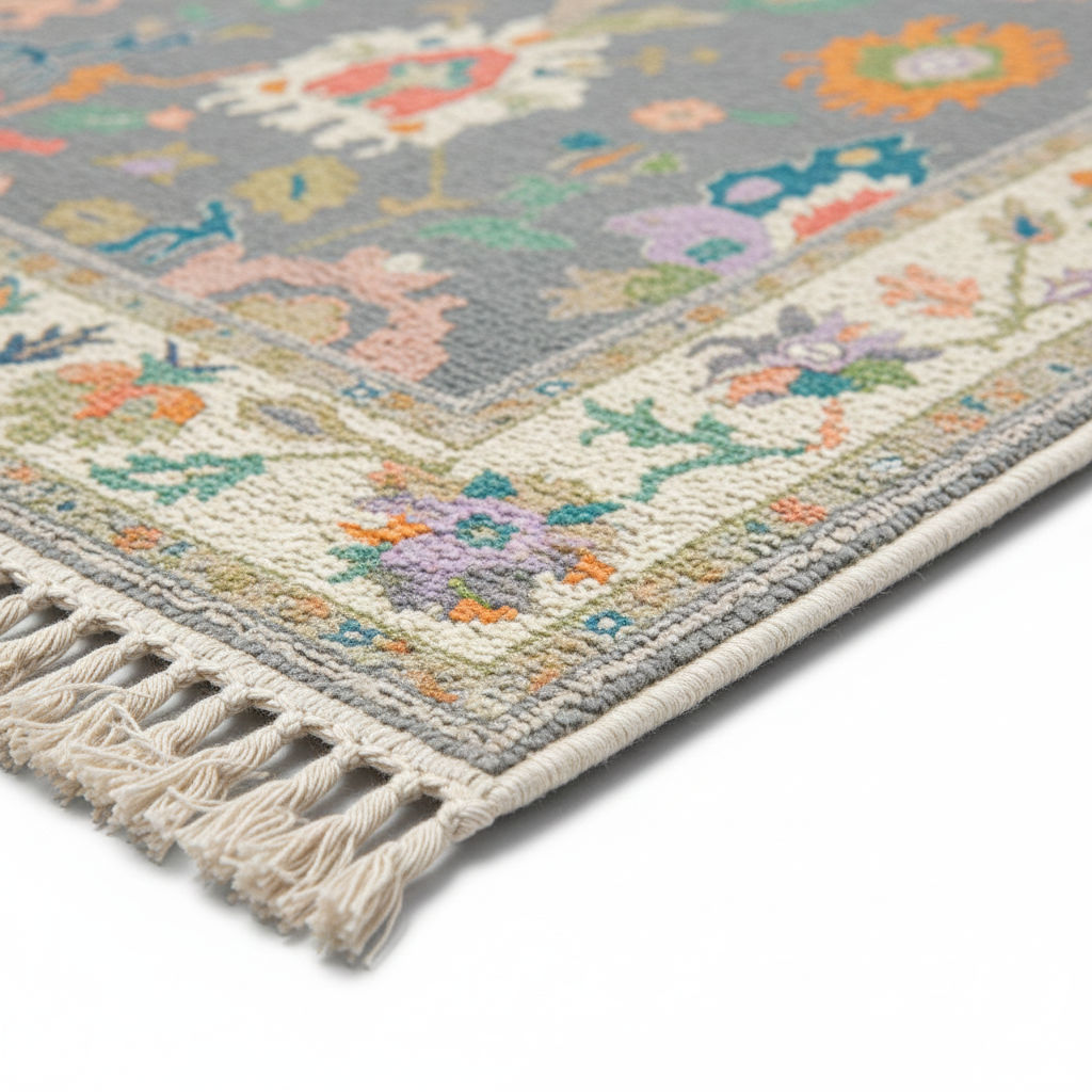 AVELONIA - Hand Knotted Oushak Carpet